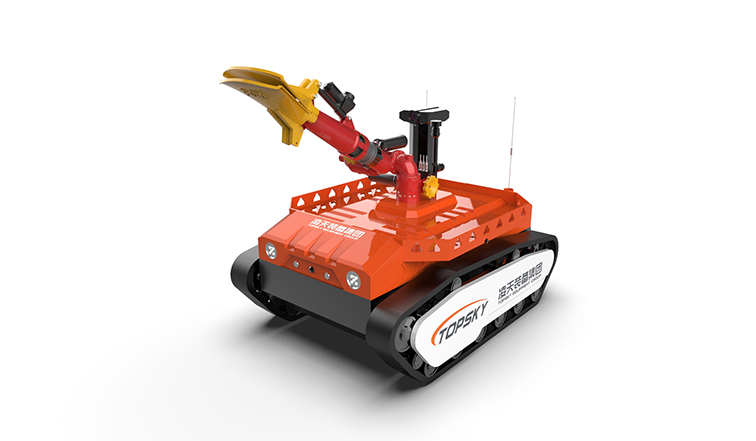 中型  防爆消防滅火偵察機器人(語音控制)